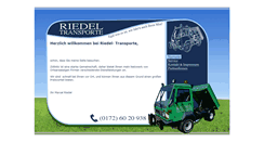Desktop Screenshot of mr-transporte.de